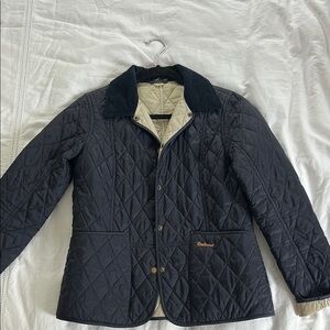 Barbour Quilted Jacket in Navy Size 6